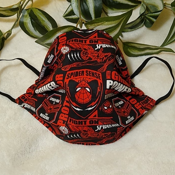 Other - (spider Man) Face Mask 2 layers Adult